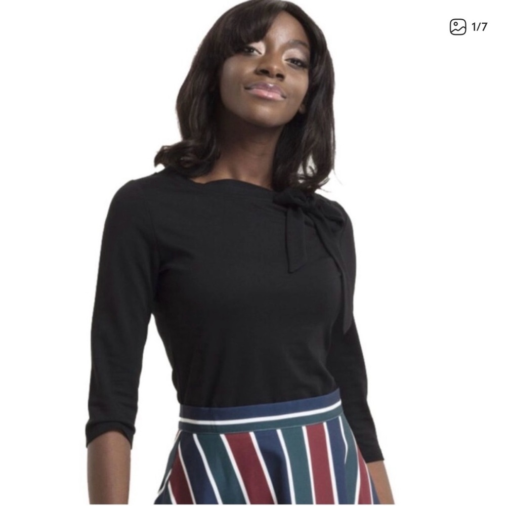 Voodoo Vixen Melanie Tie Neck Top